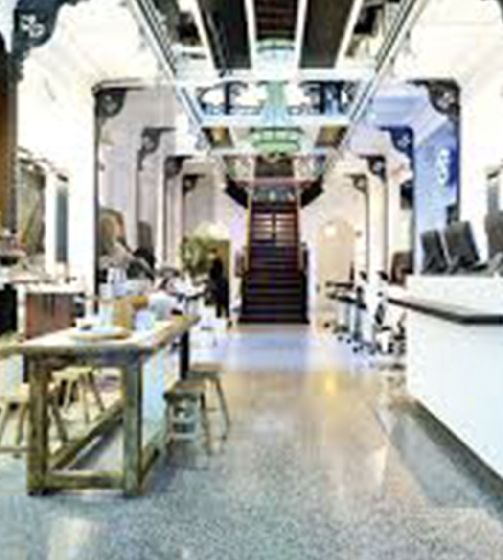 Ruimte van een bouwproject voor Aveda